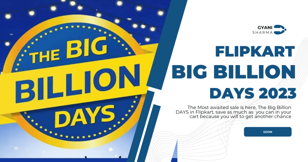 Flipkart Big Billion Days 2023